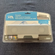 New Cyber Acoustics USB Powered Portable Computer Speakers CA-2880 **
