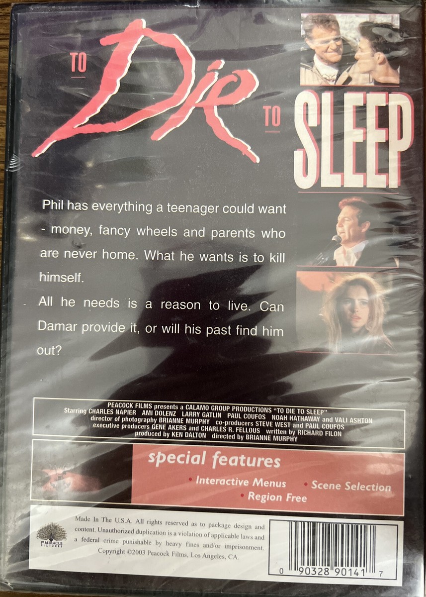 To Die To Sleep-1994 (2003 DVD release) Charles Napier, Ami Dolenz