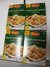 Shan Karachi Beef Biryani Recipe and Seasoning Mix 4 Packed (60g)