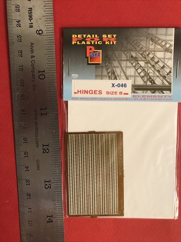 Juego de detalles modelo Jadar, X-046, bisagras (talla B) 0,3 mm - Imagen 2 de 3