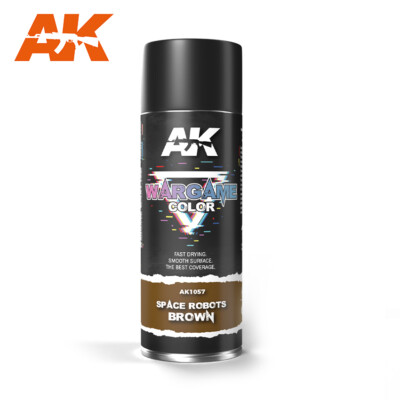 Wargame Farbe Space Robots Brown Spraydose 400ml Ak-1057 Ak Interactive