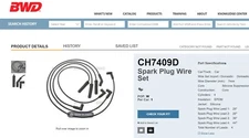 BWD CH7409 Ignition Spark Plug Wire Set