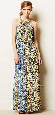 NEW Anthropologie Mayacamas Maxi Dress 