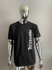 HUF Worldwide Men Black Graphic T-Shirt Size M