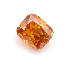 0.31 Carat GIA Certified Natural Loose Diamond Fancy Deep Orange Cushion I1 3334.48 per carat