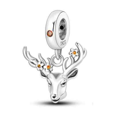Monkimau Boucles d'oreilles porte-bonheur en forme de fer à cheval en argent 925 plaqué or rose