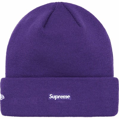 Supreme New Era® Script Beanie 紫