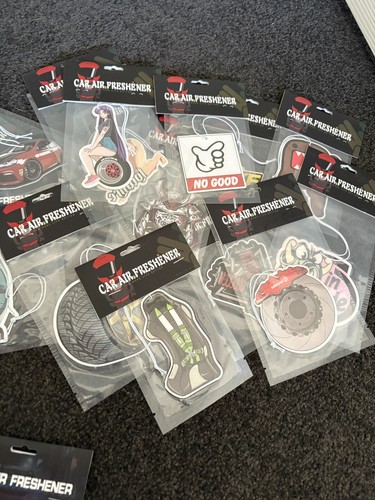 50 Pcs Bulk JDM Anime Tuning Air Fresheners - Picture 2 of 4