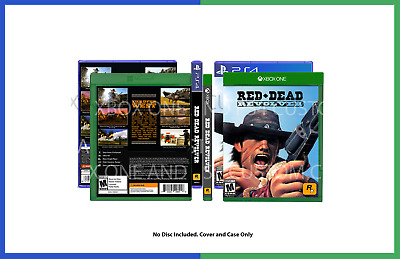 CUSTOM REPLACEMENT CASE NO DISC Red Dead Redemption 1 GOTY PS4 SEE  DESCRIPTION