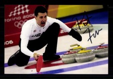 Pete Fenson zdjęcie oryginalne podpisane curling + A 239181