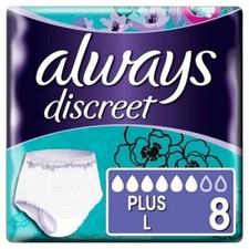 Always Discreet Heavy Plus Pants Large 8PK