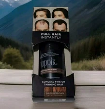 Toppik Hair Building Fibers  MEDIUM BROWN 12g/42oz Conceal Fine Or Thinning Hair