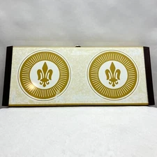 Vintage Atlantic Precision Works Warm-o-Tray 60U Fleur de Lis Warming Tray WORKS