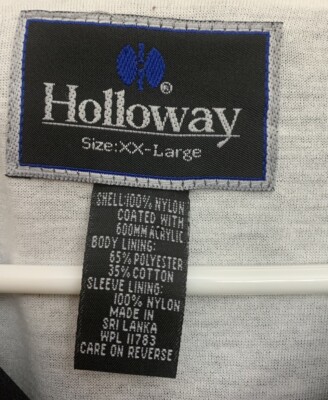 NWT Holloway All Weather Jacket Coat Water & Wind Resistant NWT Holloway All Weather Jacket Coat Water & Wind Resistant