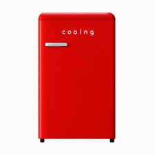 Cooing Retro Mini Fridge Small Medium Slim REF-90 (Refrigerator+Freezer)_3colors