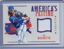 2022 Chronicles America's Pastime Bo Bichette Swatches Jersey #APS-BO Blue Jays