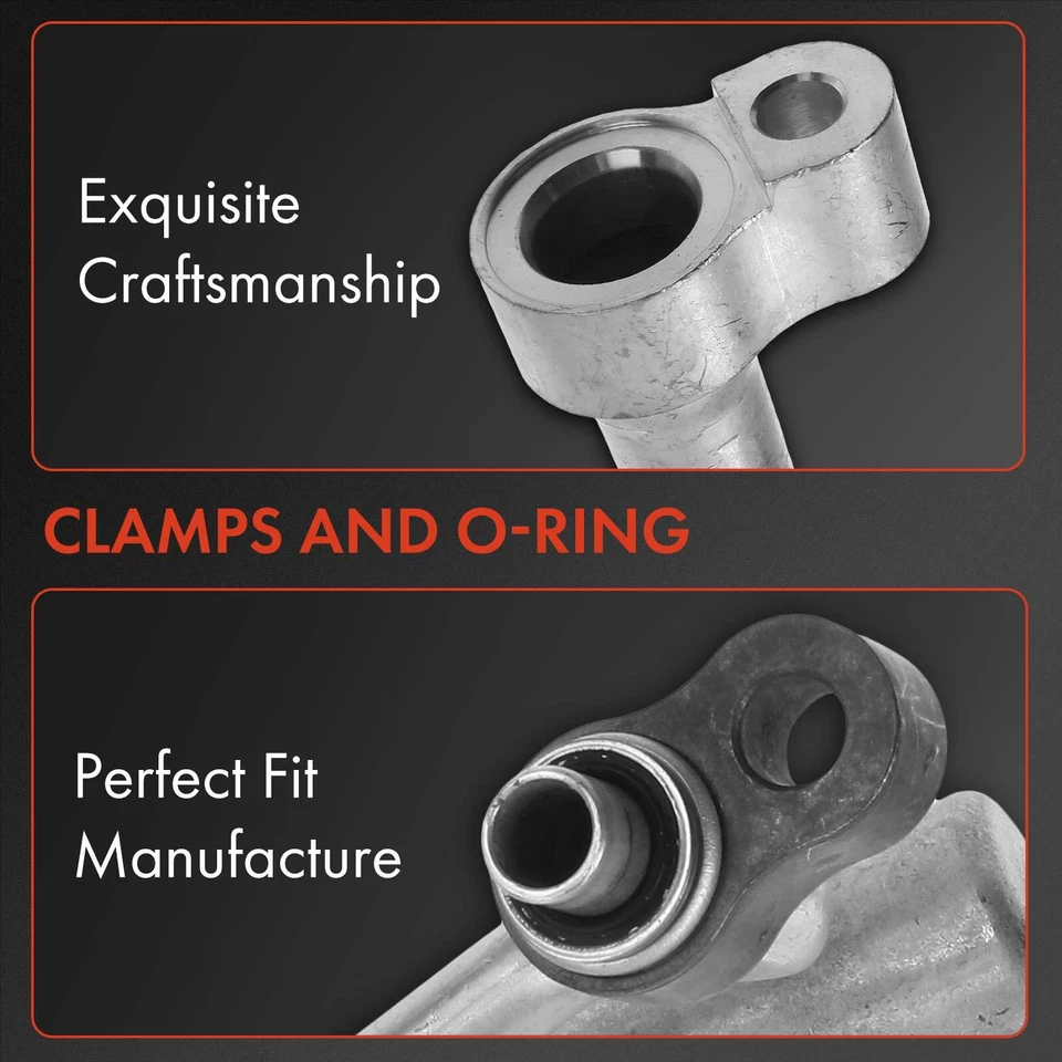 Conjunto de manguera de succión y descarga de aire acondicionado para Ford Fusion 2010-2012 Mercury Milan Foto 3 de 4