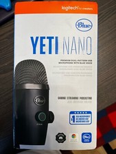 Logitech Blue Yeti Nano Premium USB Microphone Never Used Open Box
