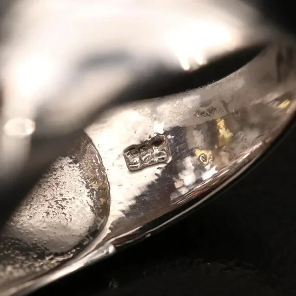 Sterling Silver Dome Ring Featuring Tanzanite, Ga… - image 6