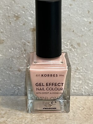 KORRES Gel Effect Nail Colour with Sweet Almond Oil - ''Candy Pink 05'' New