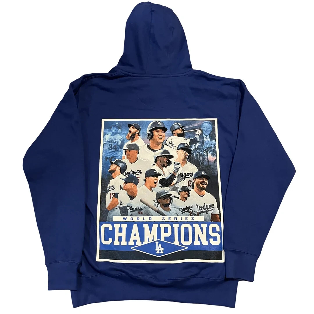 Los Angeles Dodgers World Series Champions Men Adult Size Hoodies