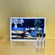 3PCS)Atelier Cologne Oud Saphir Pure Perfume 0.06oz-1.7ml Splash Sample Vial(C54