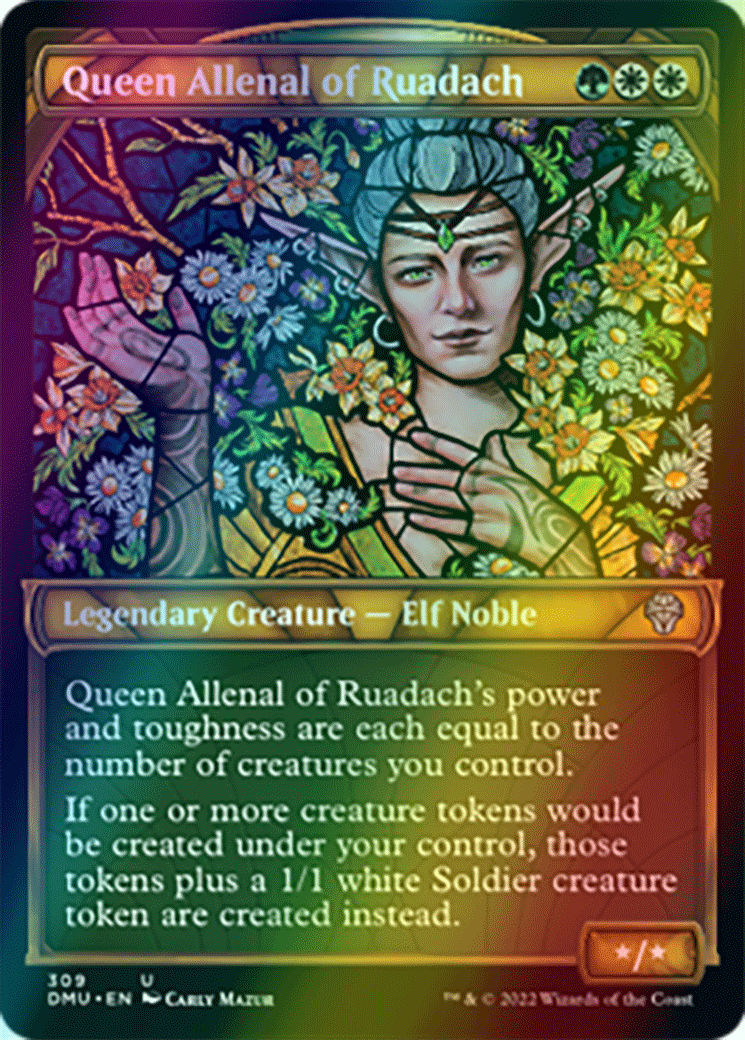 Queen Allenal of Ruadach SHOWCASE FOIL, Dominaria United, MTG NM/M