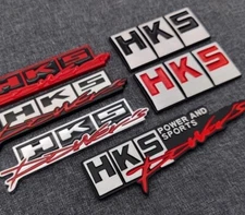 3D Metal HKS Power Sports Car Trunk Tailgate Rear Emblem Badge Decal Sticker JDM