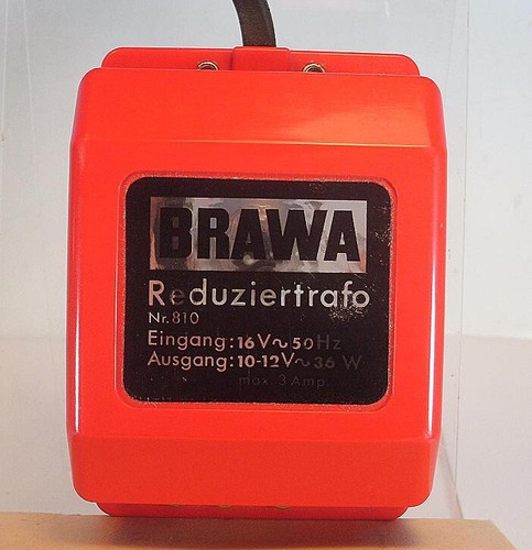 Transformador Brawa Nº 810 Transformador Reductor 18V~ a 10-12V~ 36W #1028 | Condition: Gebraucht