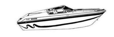 7.6oz STYLED TO FIT BOAT COVER HAWAIIAN BOATS, INC. 25 V-BOTTOM 2006