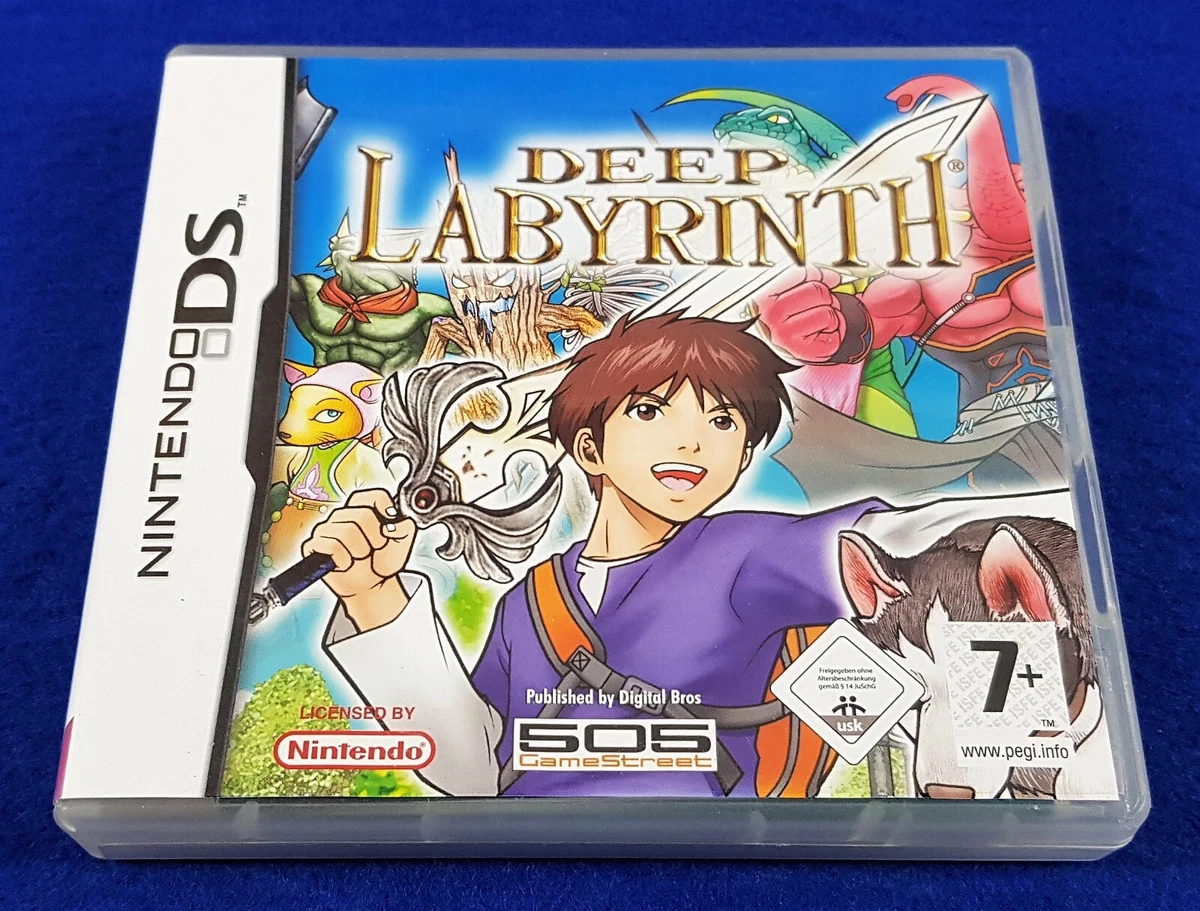 ds DEEP LABYRINTH Game (Works US Consoles) REGION FREE PAL UK Version |