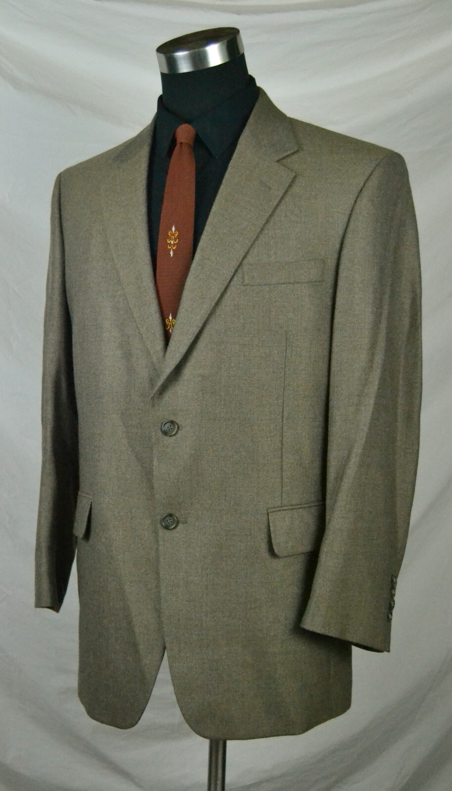 Fantastic & Versatile Solid Medium Brown Jacket (… - image 1