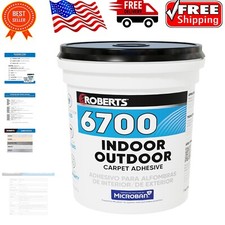 Non-Flammable 1 Gallon Adhesive for All Carpet Types - Indoor/Outdoor Use