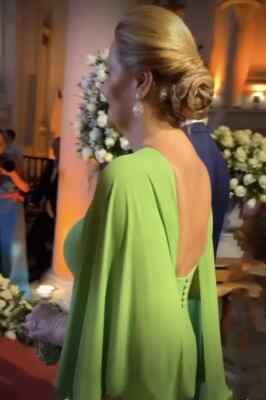 Green Chiffon Mother Of The Bride Dresses With Long Cape Train Evening Gown | eBay Green Chiffon Mother Of The Bride Dresses With Long Cape Train Evening Gown | eBay