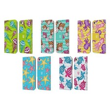 HEAD CASE DESIGNS SEA PRINTS LEATHER BOOK WALLET CASE FOR APPLE iPOD TOUCH MP3