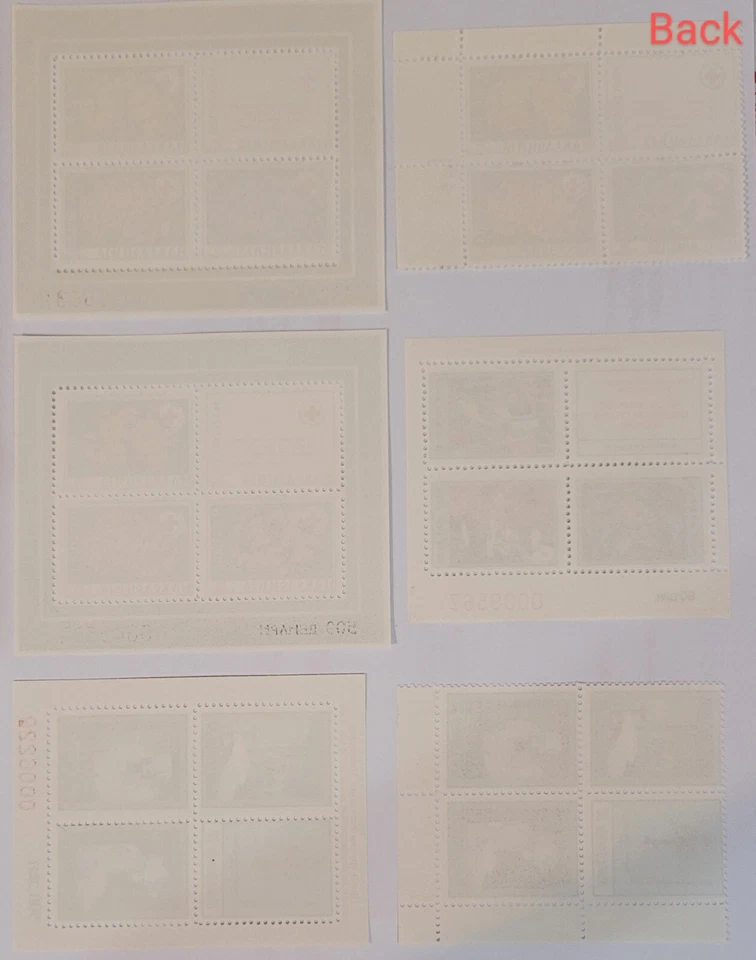 SELLOS DE MACEDONIA DE COLECCIÓN: 1992-94 CRUZ ROJA PRIMEROS AUXILIOS PAQUETE MÉDICO SS; 4 PLACAS MNH Foto 2 de 4