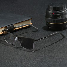 Business Multifocal Progressive Anti-Blue-Ray Far Reading Glasses Photochromic