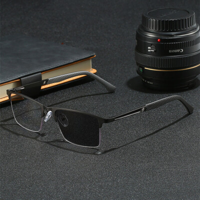 Business Multifocal Progressive Anti-Blue-Ray Far Reading Glasses Photochromic
