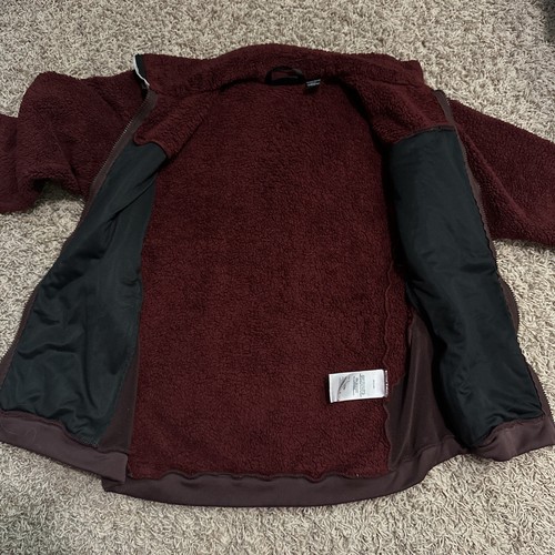 Mountain Hardwear Fleece Jacket Women’s Medium Soft Screw Logo Full Zip Up Red - 第 8/16 張圖片