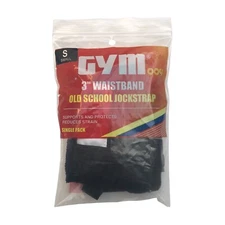 OLD SCHOOL JOCKSTRAP - GYM 3’ waistband single pack new 004 small