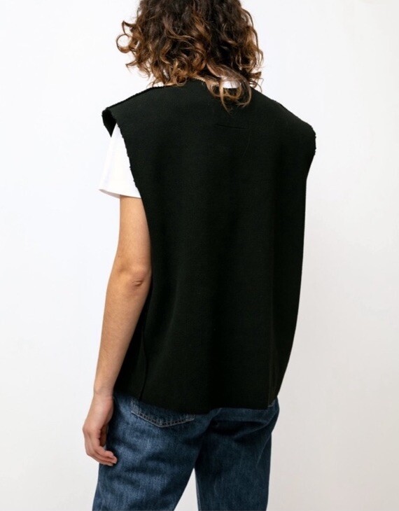 NEW Camiel Fortgens CF.12.03.01 HEAVY RIB SPENCER POLYESTER KNIT