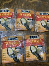 NEW-LOT OF 5 (10 INDIVIDUAL) HOTHANDS FEET TOE WARMERS ADHESIVE HEAT-EXP 6/24