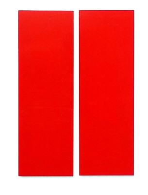 G10 CHERRY RED 5/32 .156 x 6 x 2 (2) KNIFE / GUN HANDLE SCALE MATERIAL G-10 