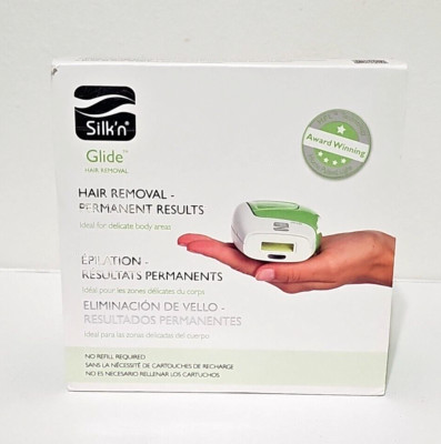 Silk'n Glide Permanent Hair Removal Pulsed Light HPL Technology Device Open Box