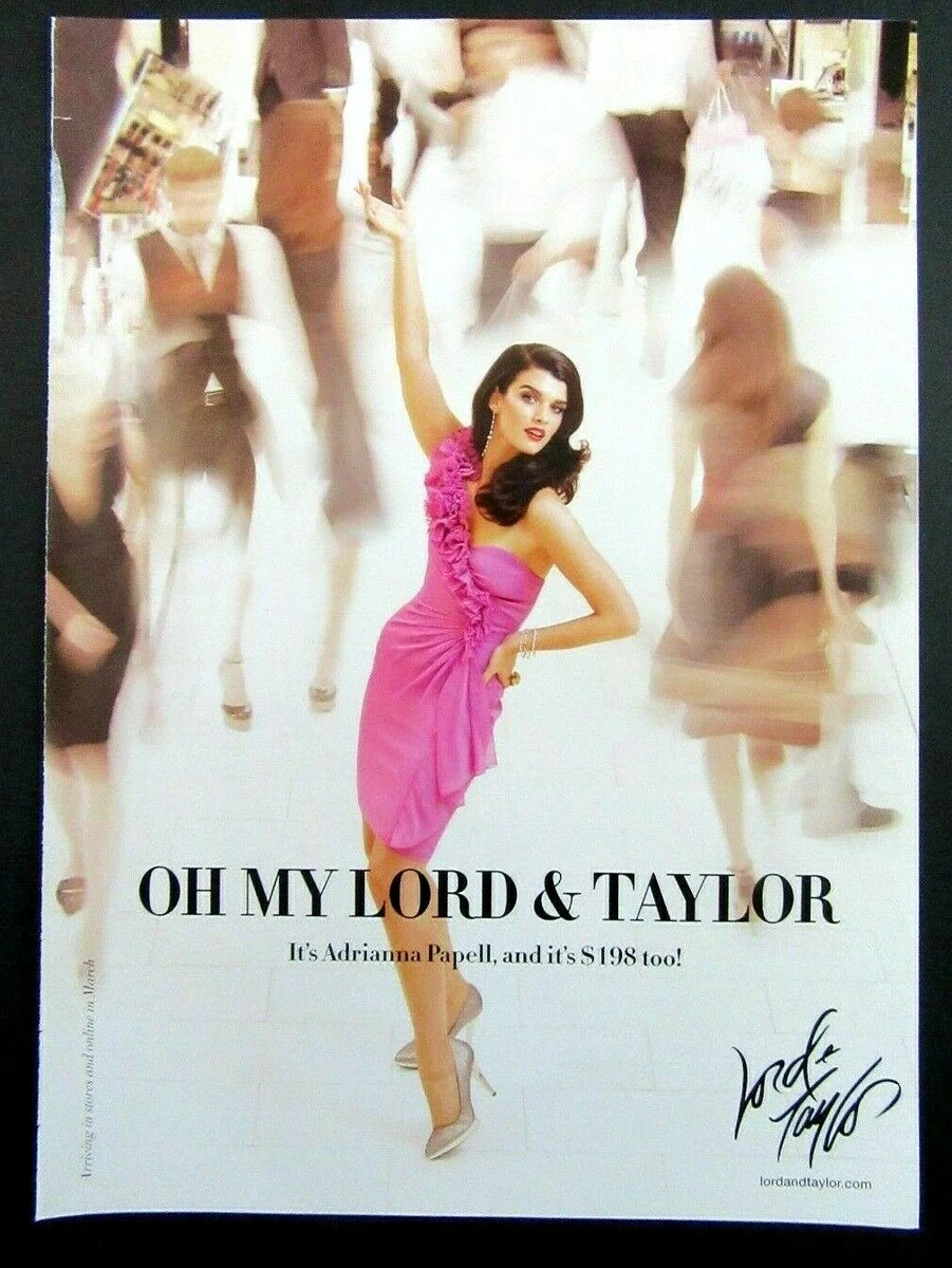 2011 LORD TAYLOR Adrianna Papell Fashion Dresses Magazine Ad eBay
