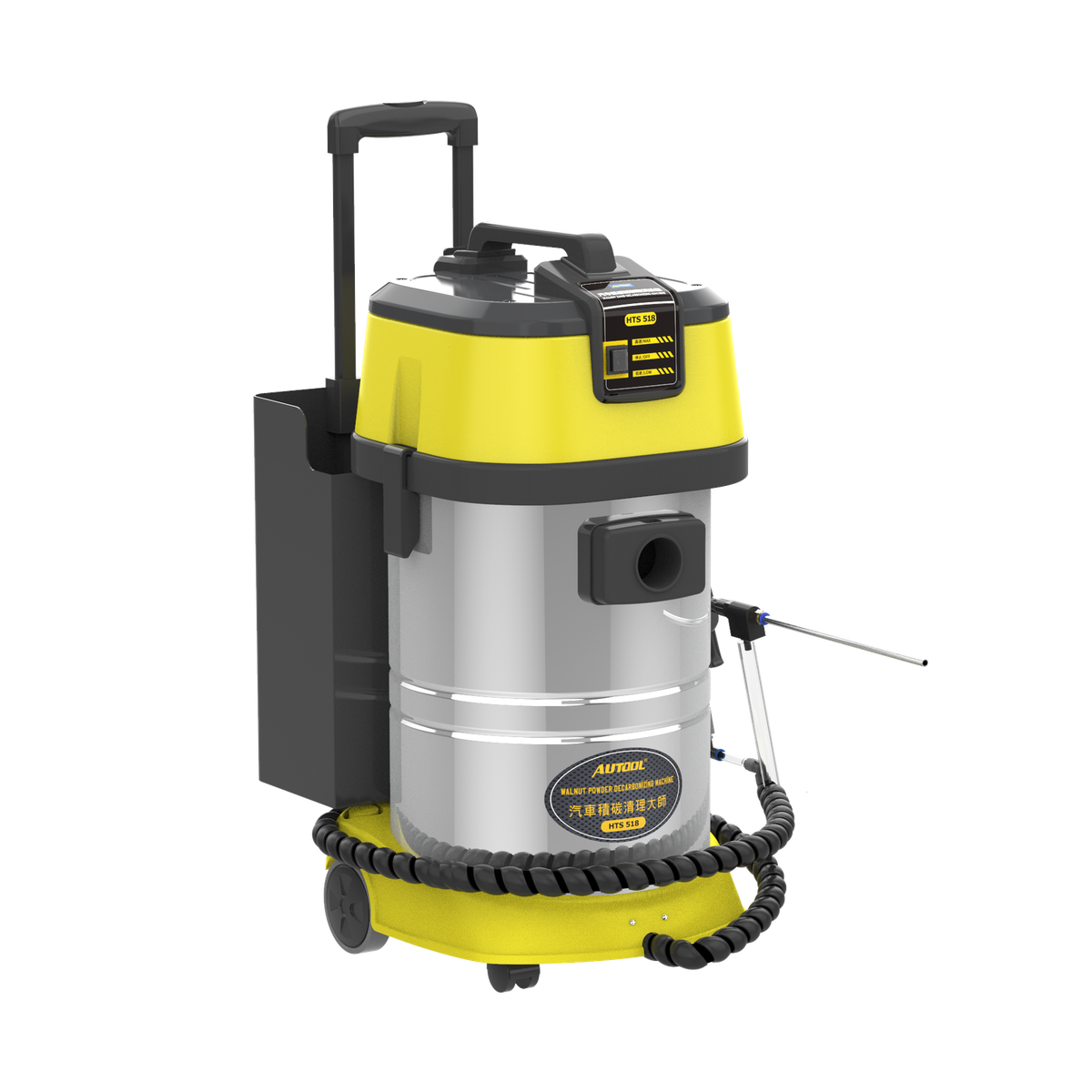 Walnussschalen-Strahlgerät 1200W – Mobile Entkohlungsmaschine Für Ansaugkrümmer & Ventile (220V)