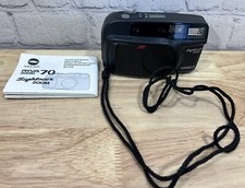 Minolta Sightseer Zoom 35mm Point Shoot Film Camera Vintage FOR PARTS/REPAIR