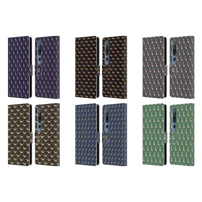 HEAD CASE DESIGNS TANGRAM ANIMAL PRINTS LEATHER BOOK CASE FOR XIAOMI PHONES