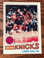 1977-78 TOPPS BASKETBALL LONNIE SHELTON ROOKIE  CARD -MAR228