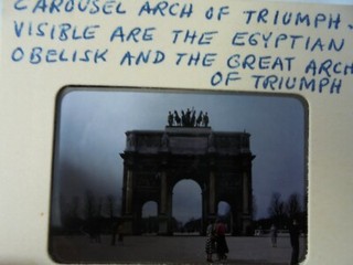 20 x Color Kodachrome Slides PARIS France Sights & Monuments 1955 60